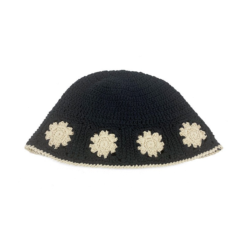 Flower Brim Black