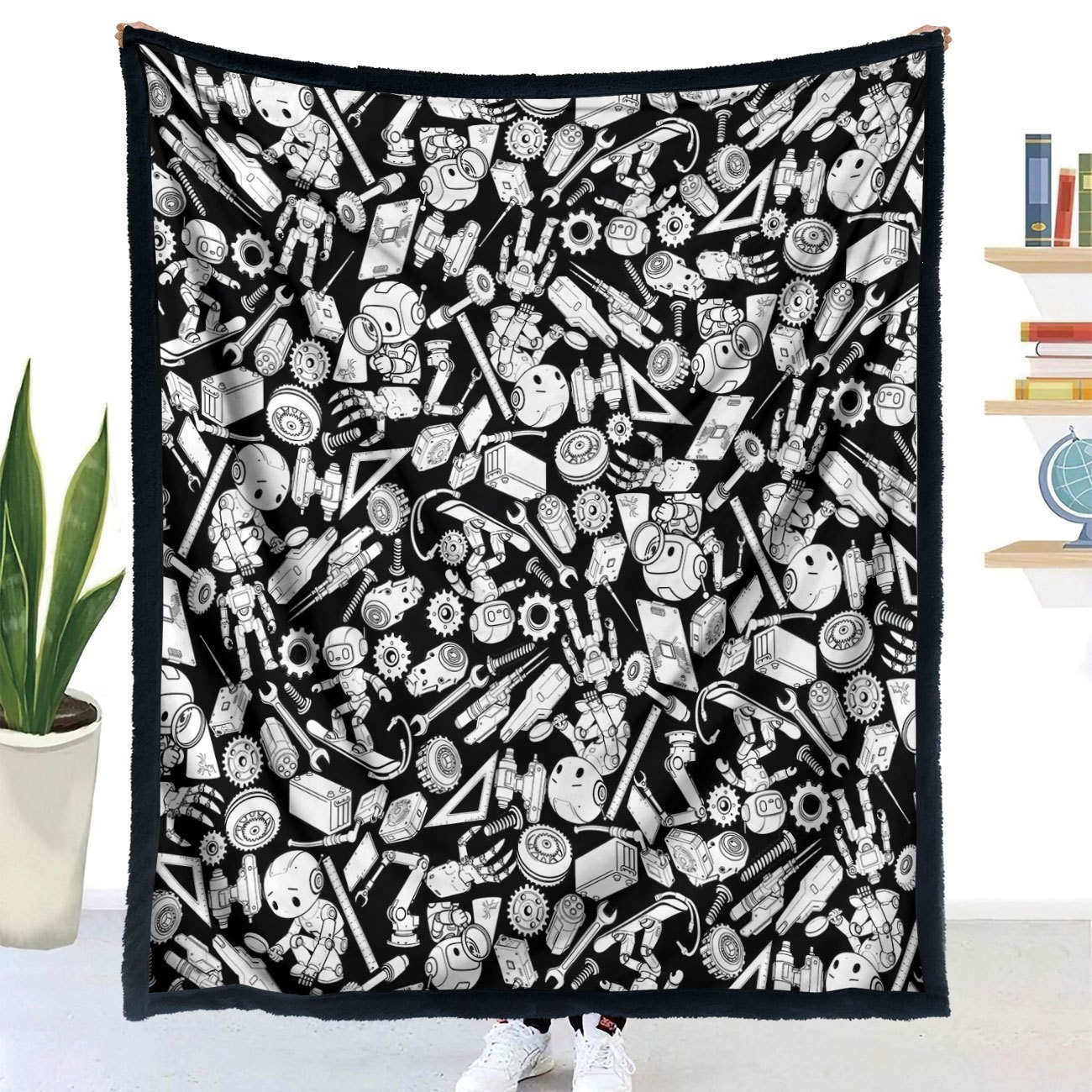 Polyester Throw Blanket with Brush, picture 12 of 12