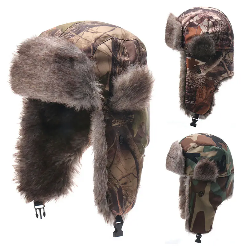 Windproof Mens And Womens Outdoor Thickened Leaf-Camouflage