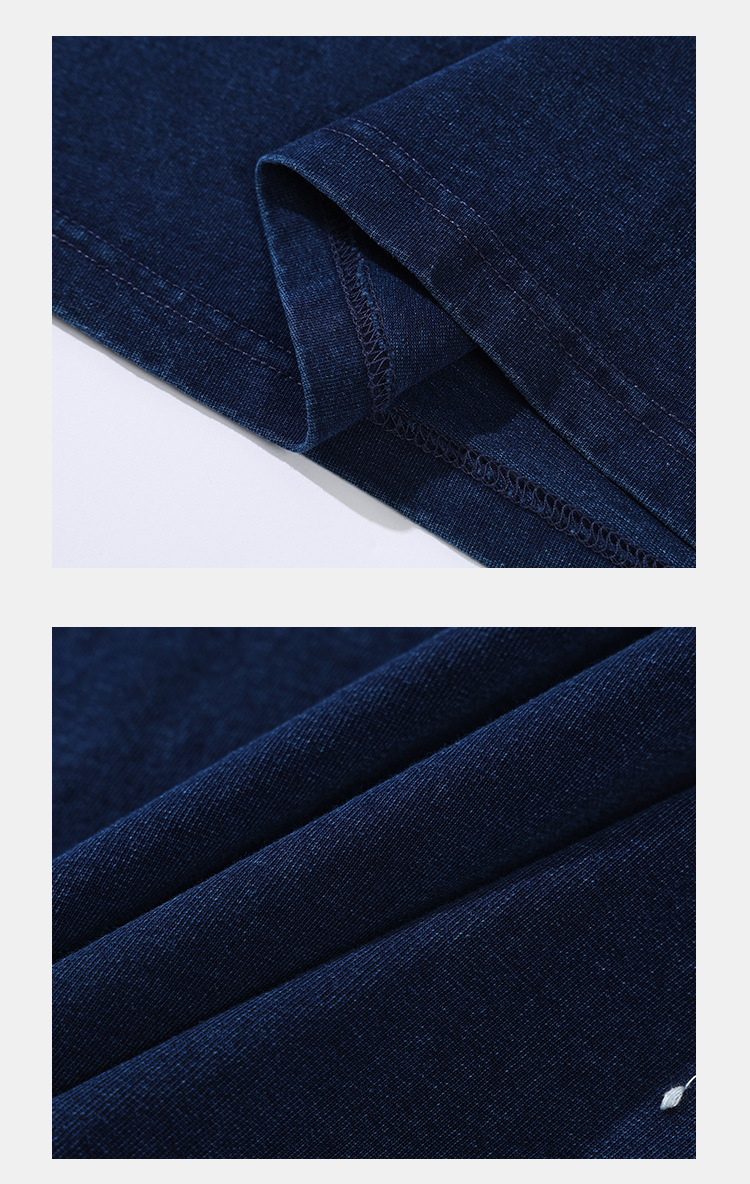 Creative Personalized Stitching Short Sleeve High Street Fashionable Casual T-shirt For Men And Women