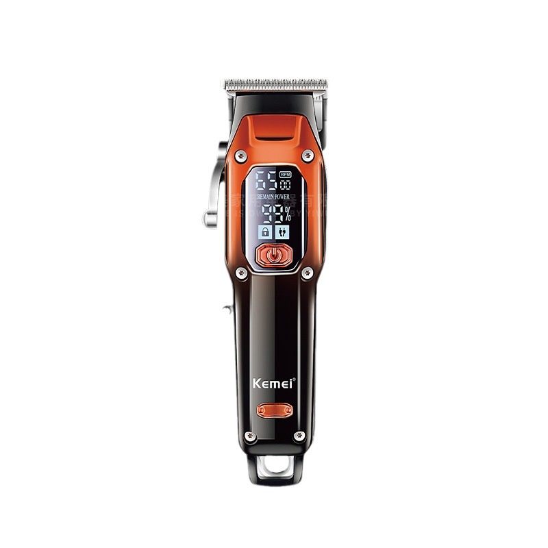 Kemei Professional Digital LCD Hair Clipper with USB Fast Charging - Image 2