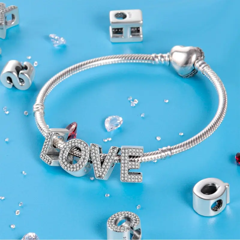 Letter Charm BeadsCreative And Personalized DIY Jewelry