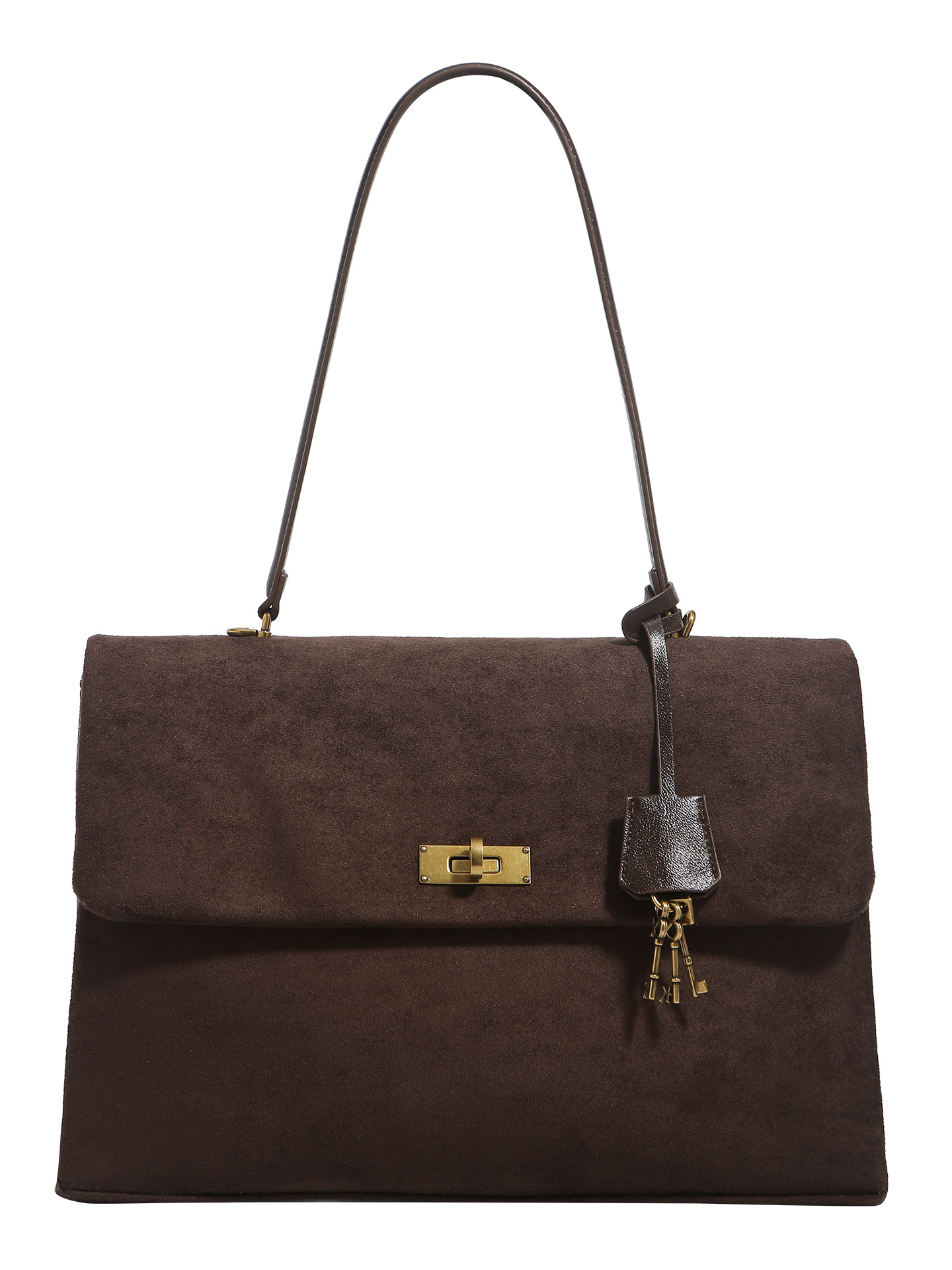 Faux Suede Large Tote, picture 2 of 4