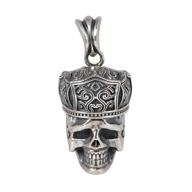 Vintage Pendant Distressed Hip hop Rock Punk Crown Pendant - Shop at LoveMi