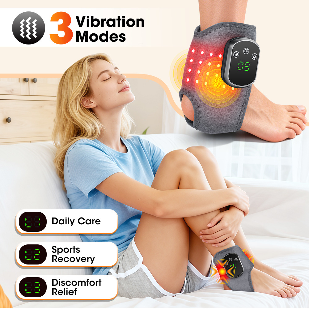 660nm Red Light Heat Therapy Foot Massager With 40 Three-LED Beads 7