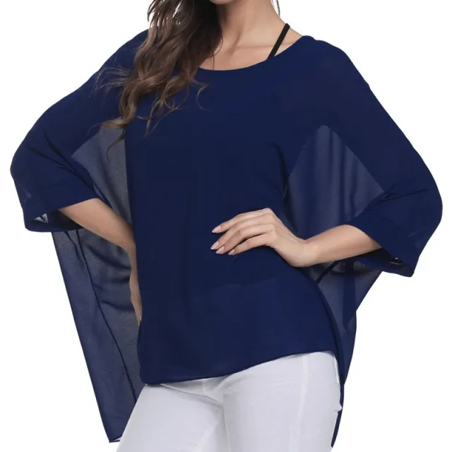 Bohemian Chiffon Shirt Seaside Holiday Sun Protection Clothing Bikini Blouse - Shop at LoveMi
