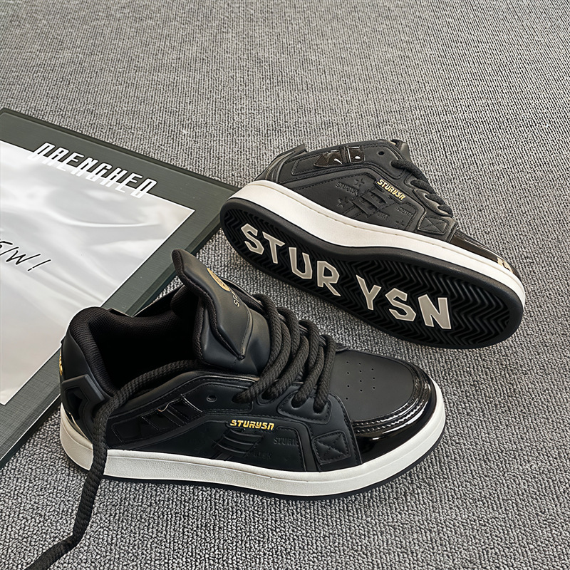 Men's  National Fashion All-match Thick Bottom Board Shoes