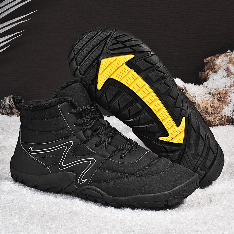 Men's Winter Warm And Plush Snow Boots - Image 5