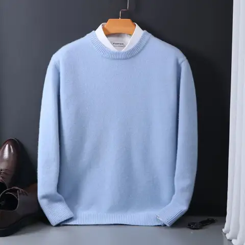 Round Neck Sweater Loose Oversized Knit