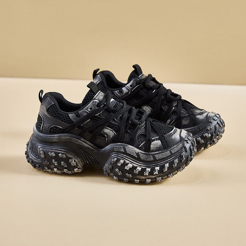 Chunky Lace-Up Sneakers, picture 4 of 5