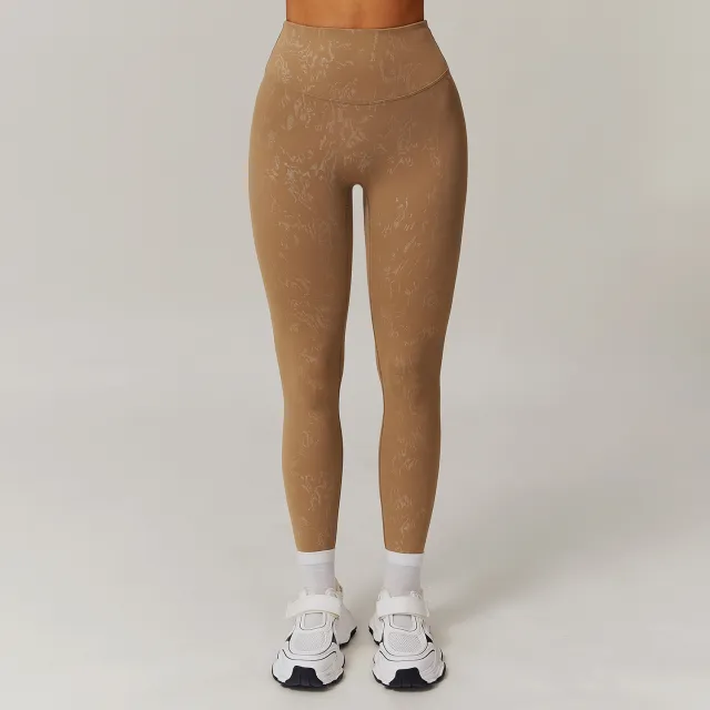 Bronzing Casual Yoga Pants Women Running Caramel Mocha - Shop at LoveMi