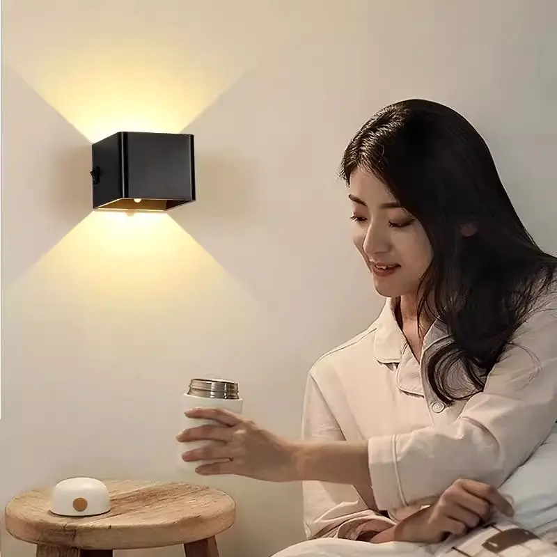Charging Induction Wall Lamp Aluminum Magnetic Suction