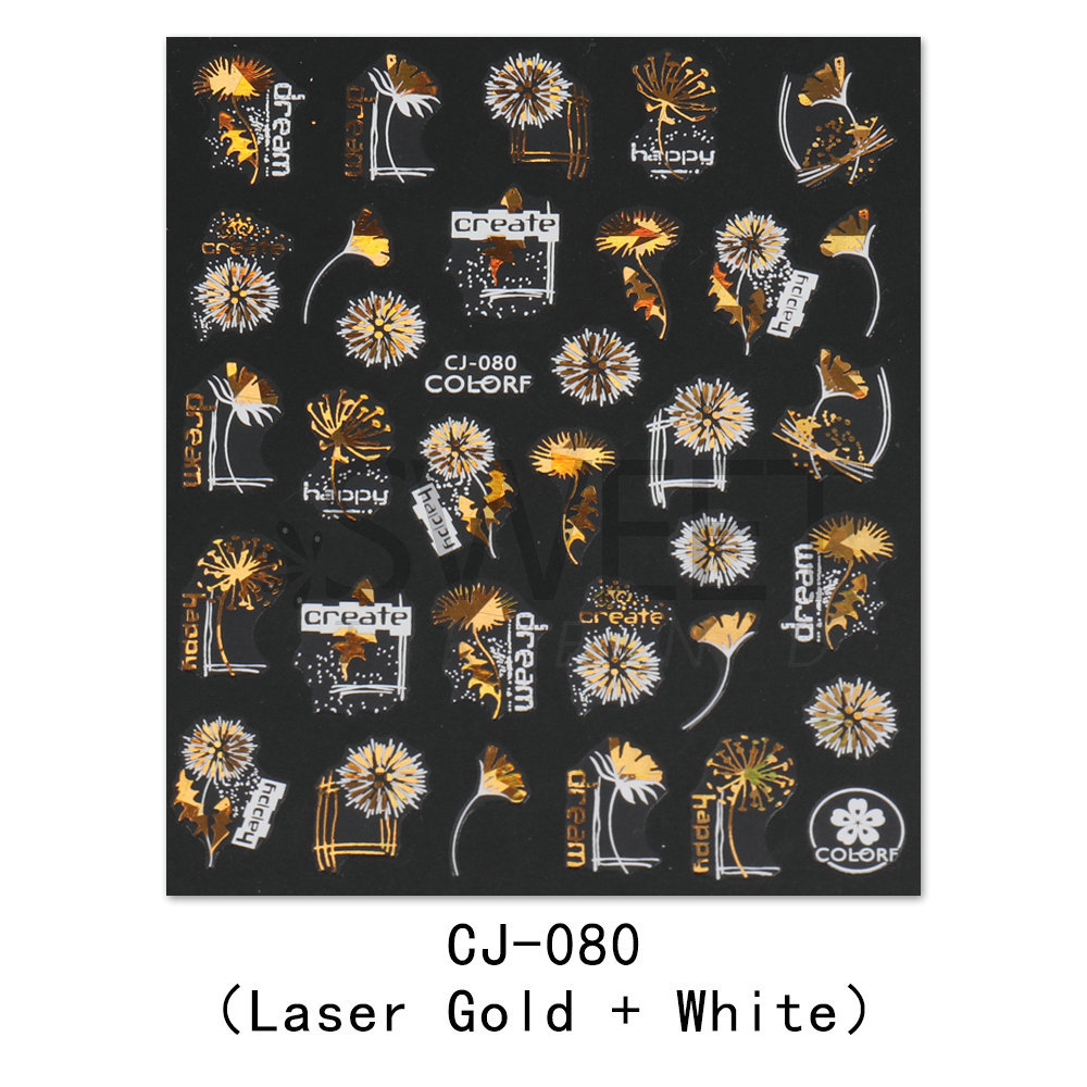 CJ080 Laser Gold White