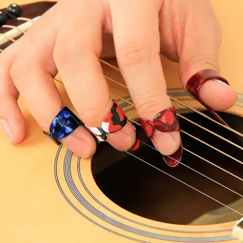 Guitar Finger Stall Pick Thumb