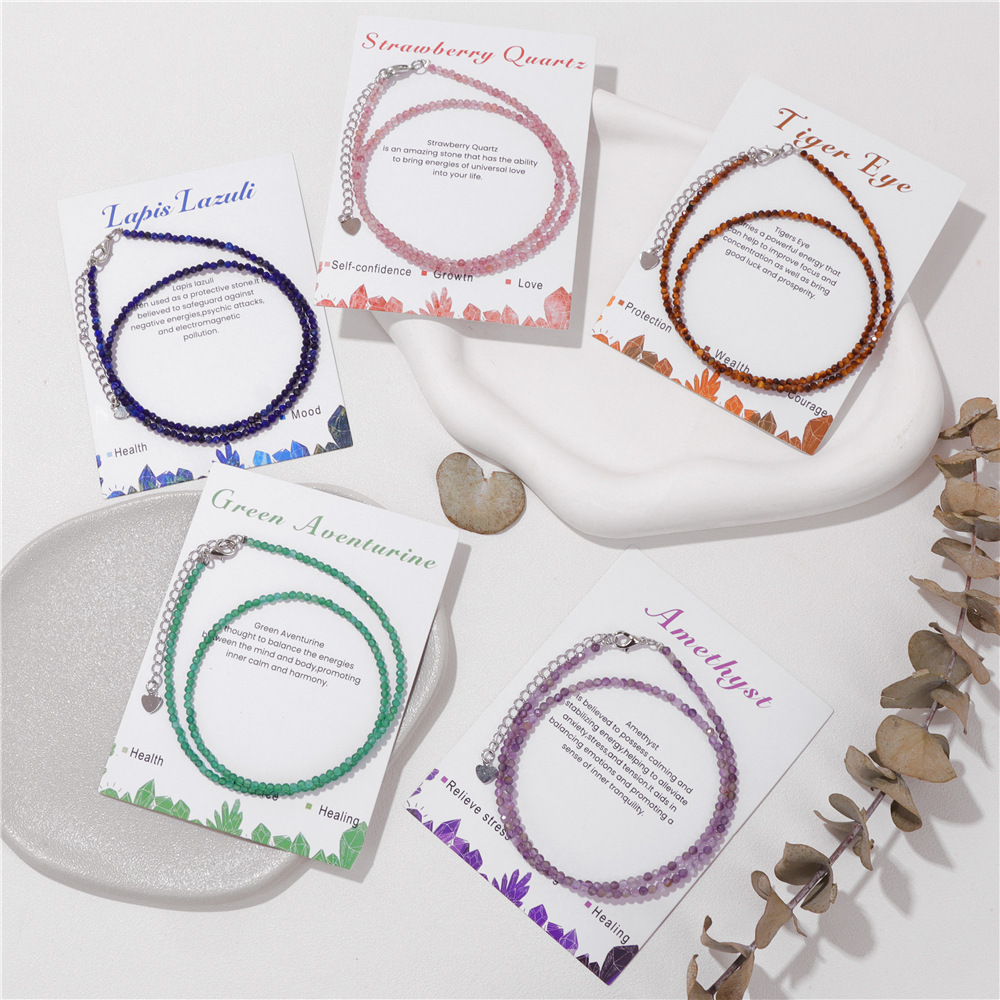 Formal Dress Accessories Beads Of Necklace Stone Beads Clavicle Chain