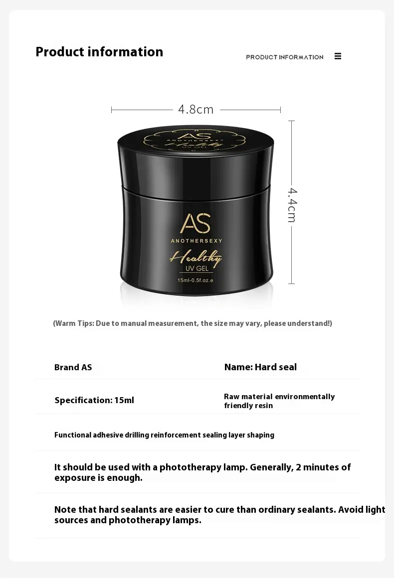 Nail Hard Non-wash Sealing Layer Ornament Polish Gel