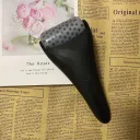 Black Handle Black Beads