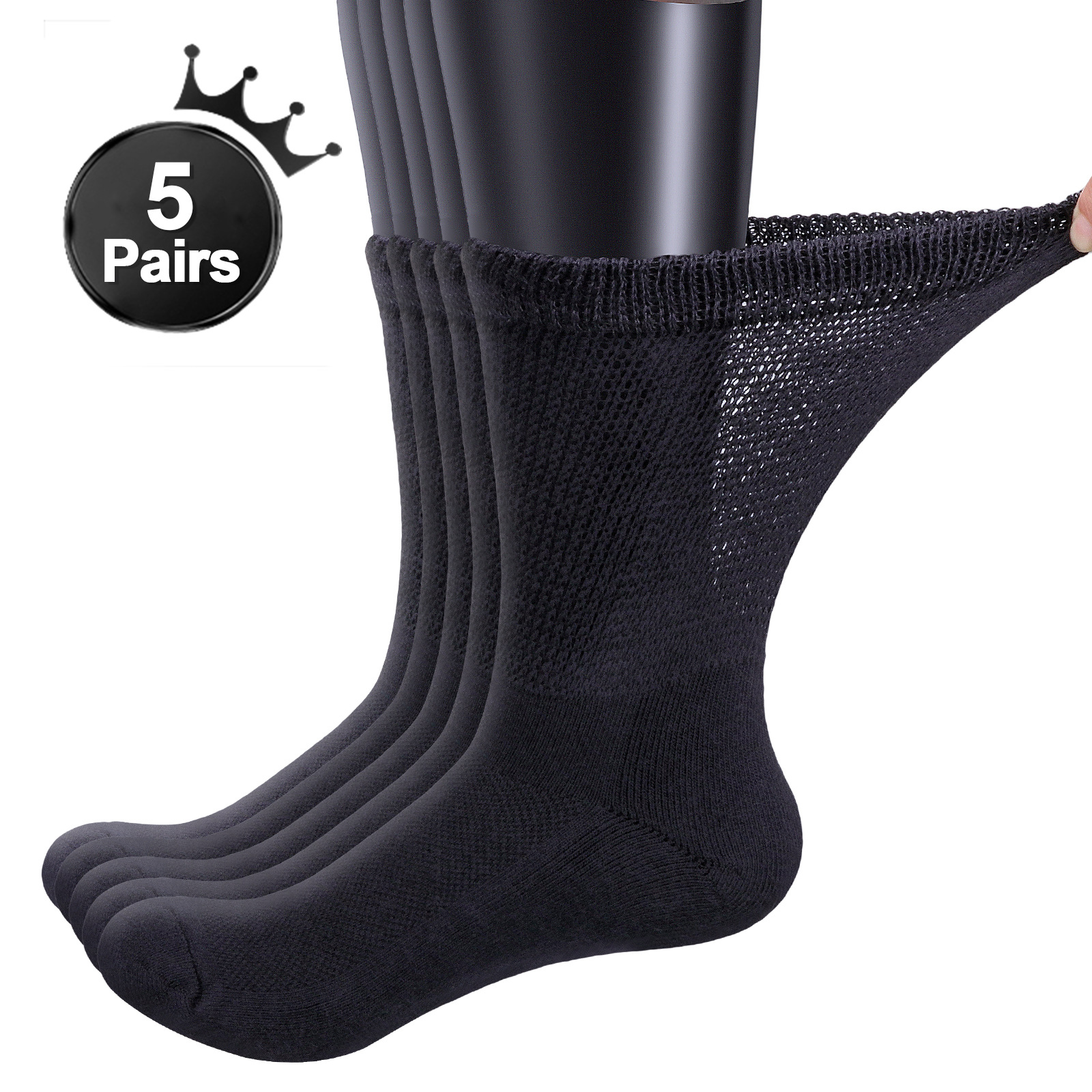 Title 5, Bamboo Fiber Loose Stretch Socks