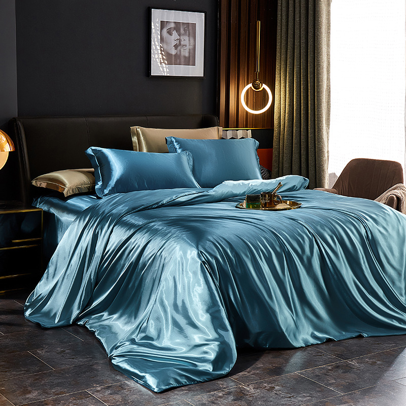 Silk Satin Duvet Cover Set, picture 4 of 12
