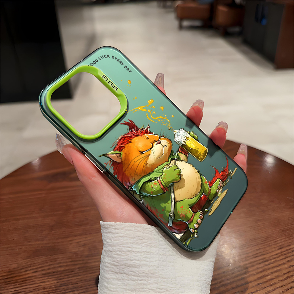 New Oil Painting Dinosaur Casesimple And Drop-resistant Protective Cover