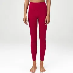 Naked Women-sense Hip-lifting Fitness Trousers - C350 Raspberry Colour - View 1