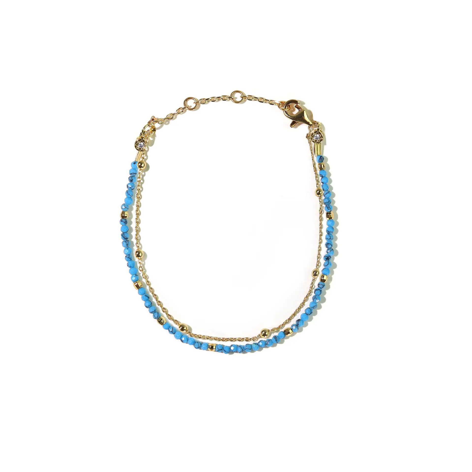Women's Fashionable Elegant Double-layer Twin Bracelet