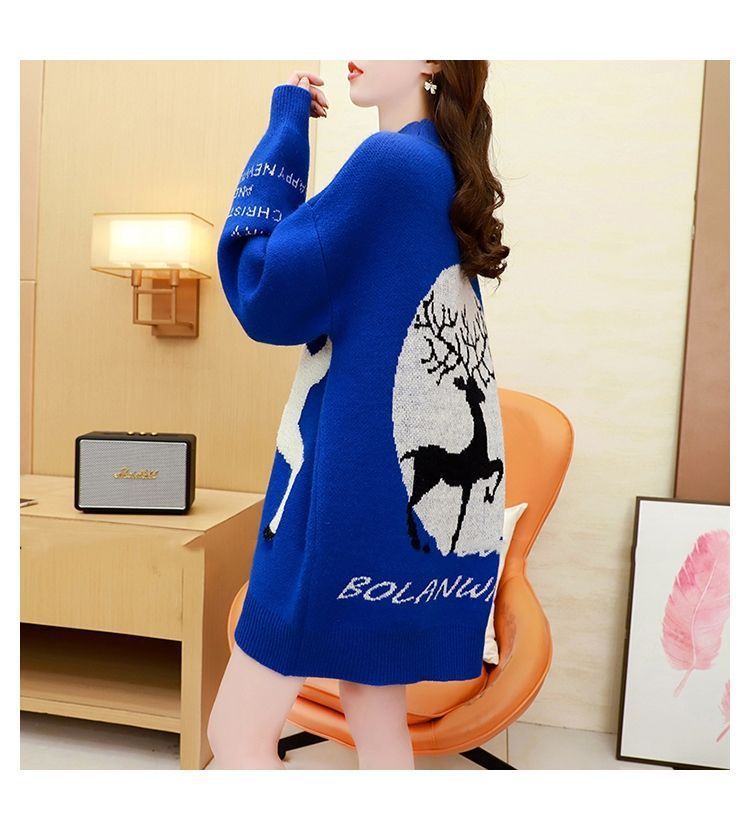 Title 6, Korean Style Mid-length Sweater Women