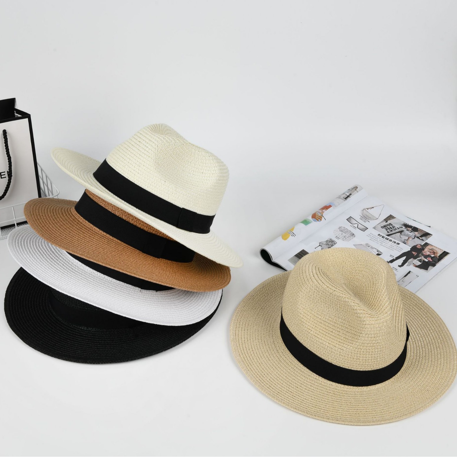 Panama Straw Hat Large Head Circumference For Women