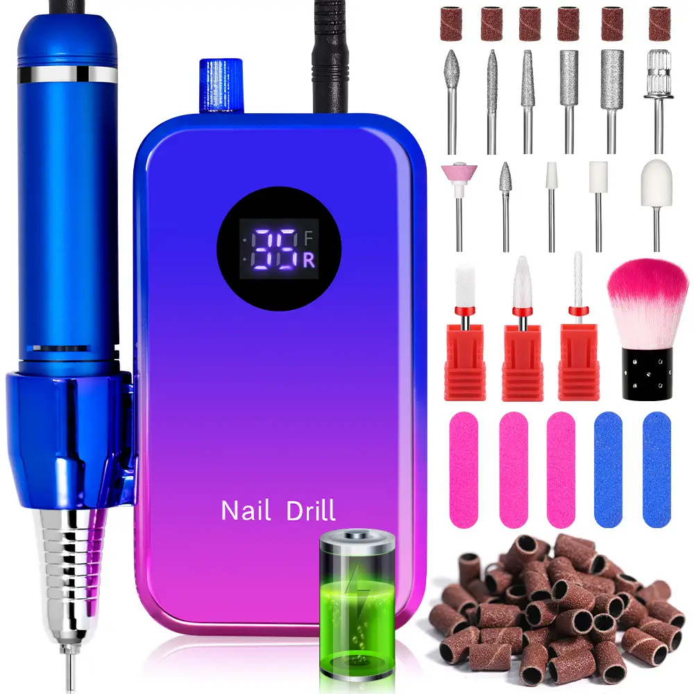 Portable Nail Polishing Machine Long Standby Rechargeable High Power