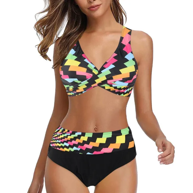 Women's Plus Size Ethnic Print Split Two piece Suit Black - Shop at LoveMi