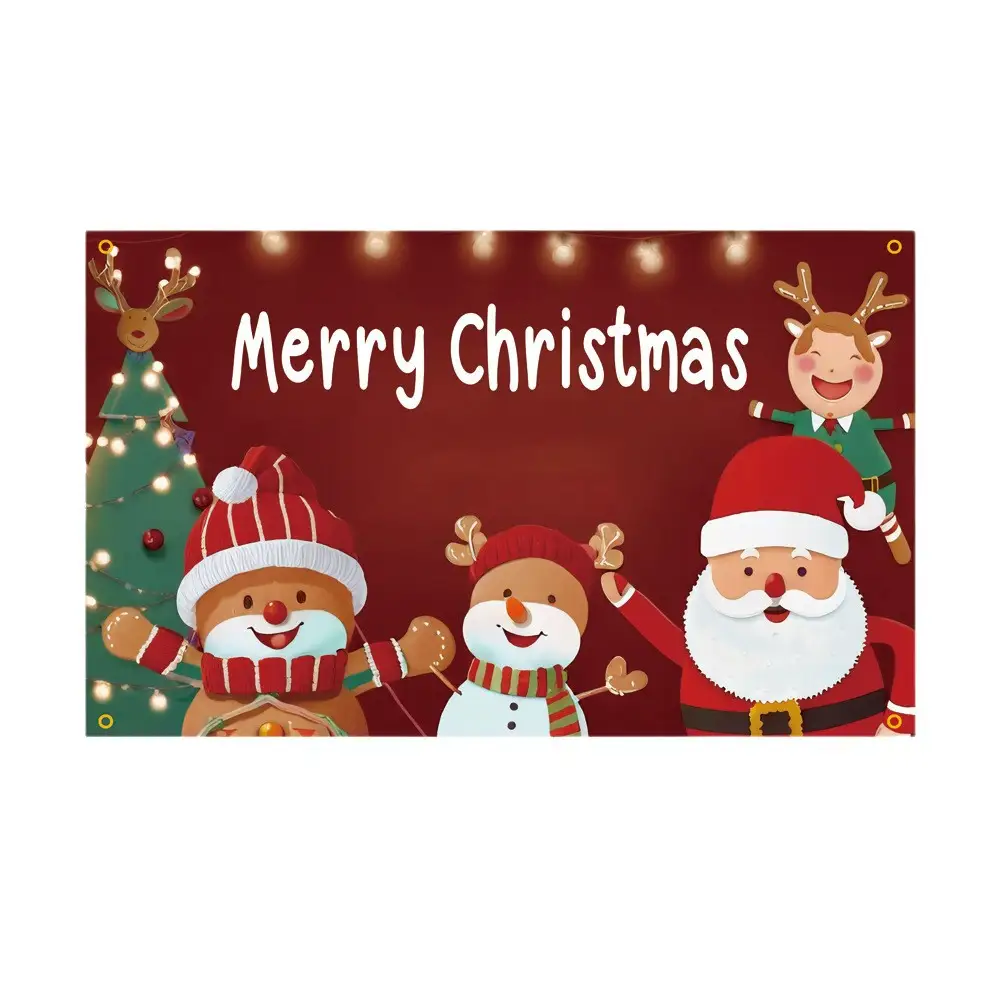 Creative Christmas Backdrop Curtain Party Decorations