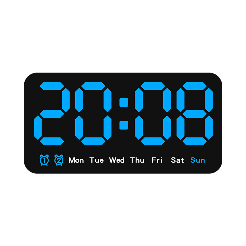 Simple Large Screen Hanging With Temperature Multi-purpose Alarm Clock - Picture 14 of 19