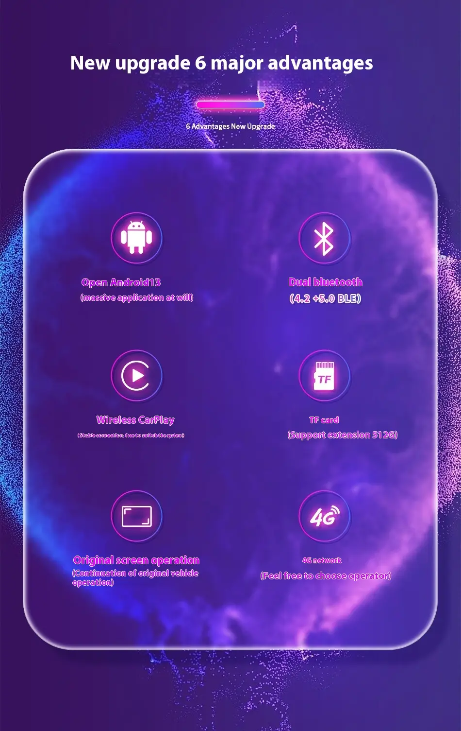 Carplay Smart Car Networking Box Original Car Wired To Wireless Qualcomm