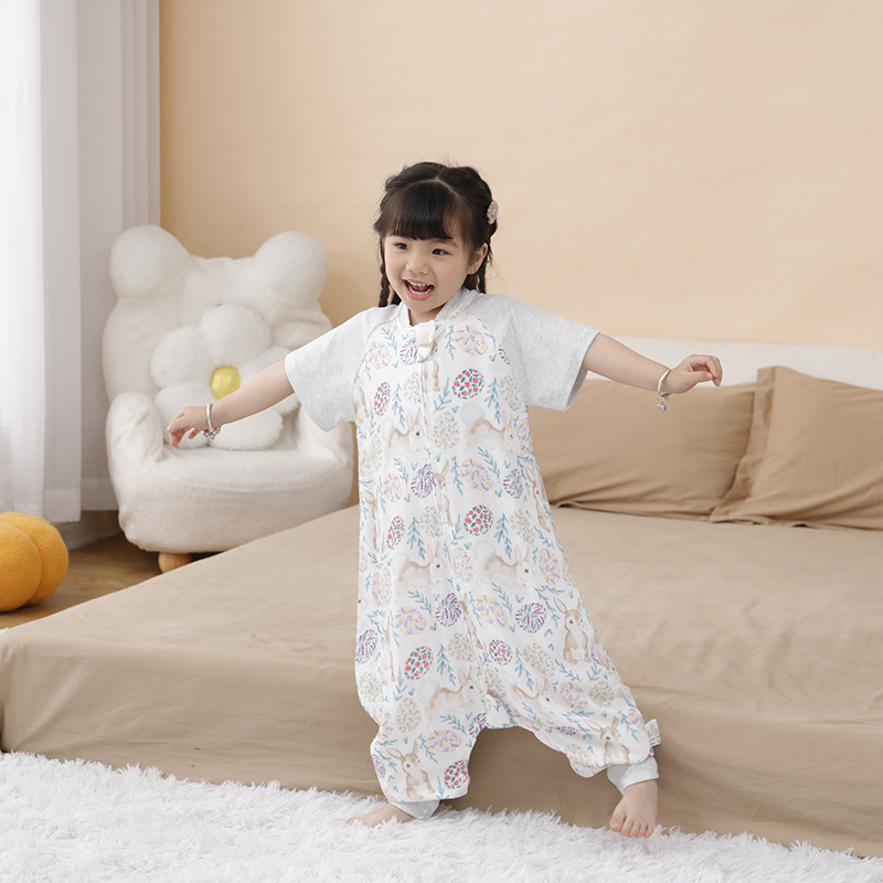 Baby Sleeping Bag Springsummer Bamboo Cotton Split-leg