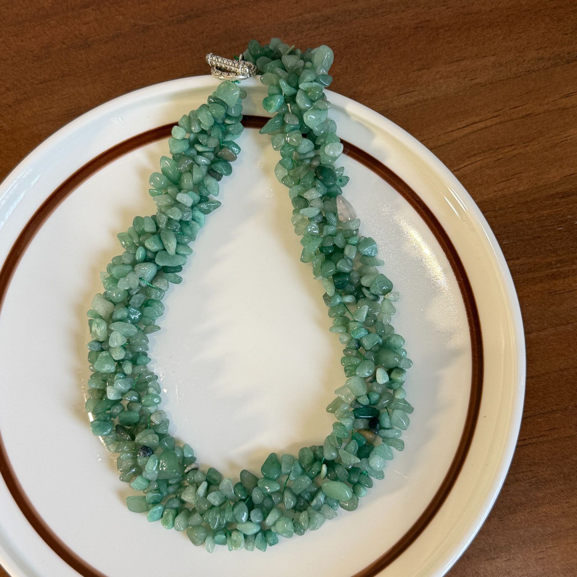 Natural Stone Layered Necklace, picture 6 of 6