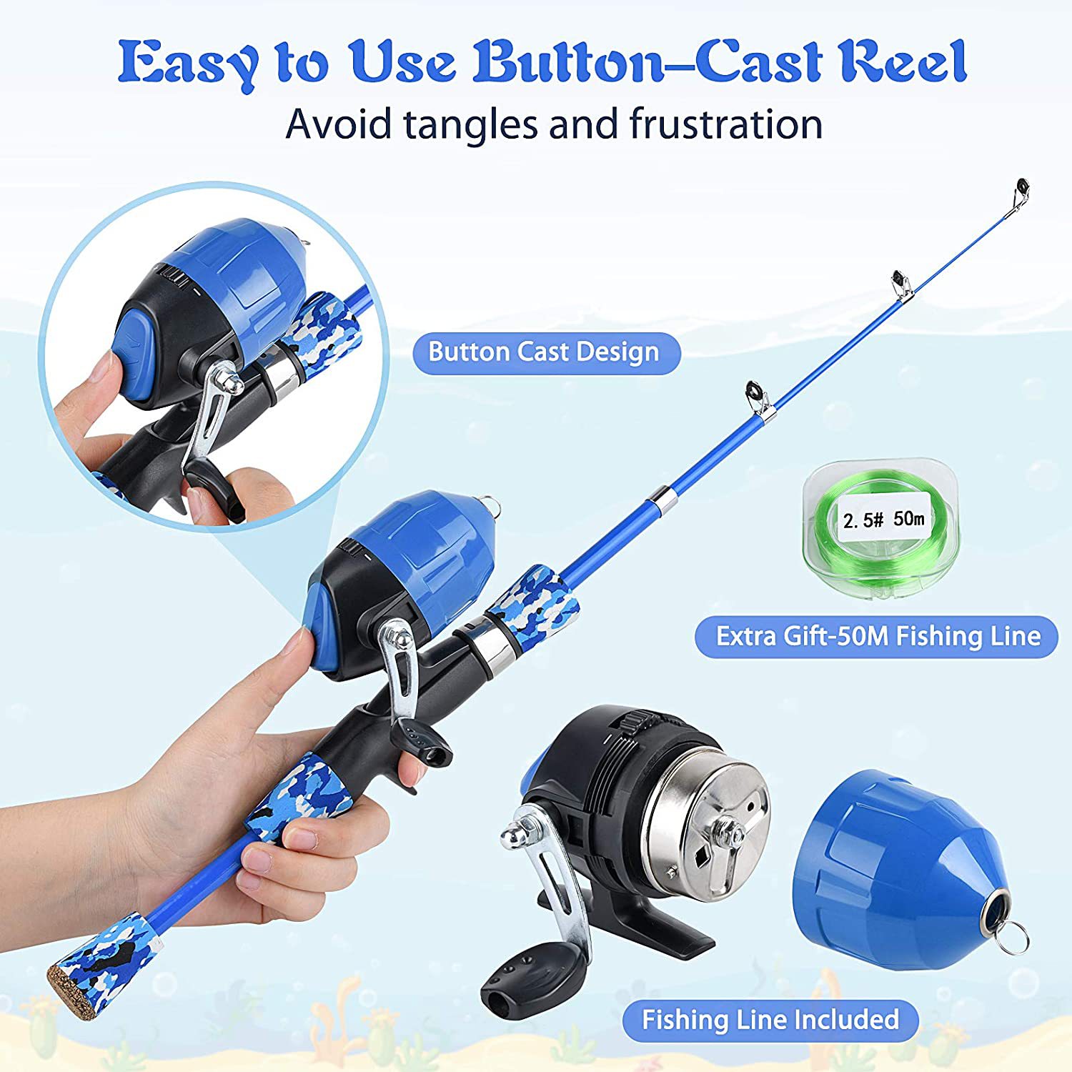 Title 3, Children and Teenagers Outdoor Fishing Equipmen...