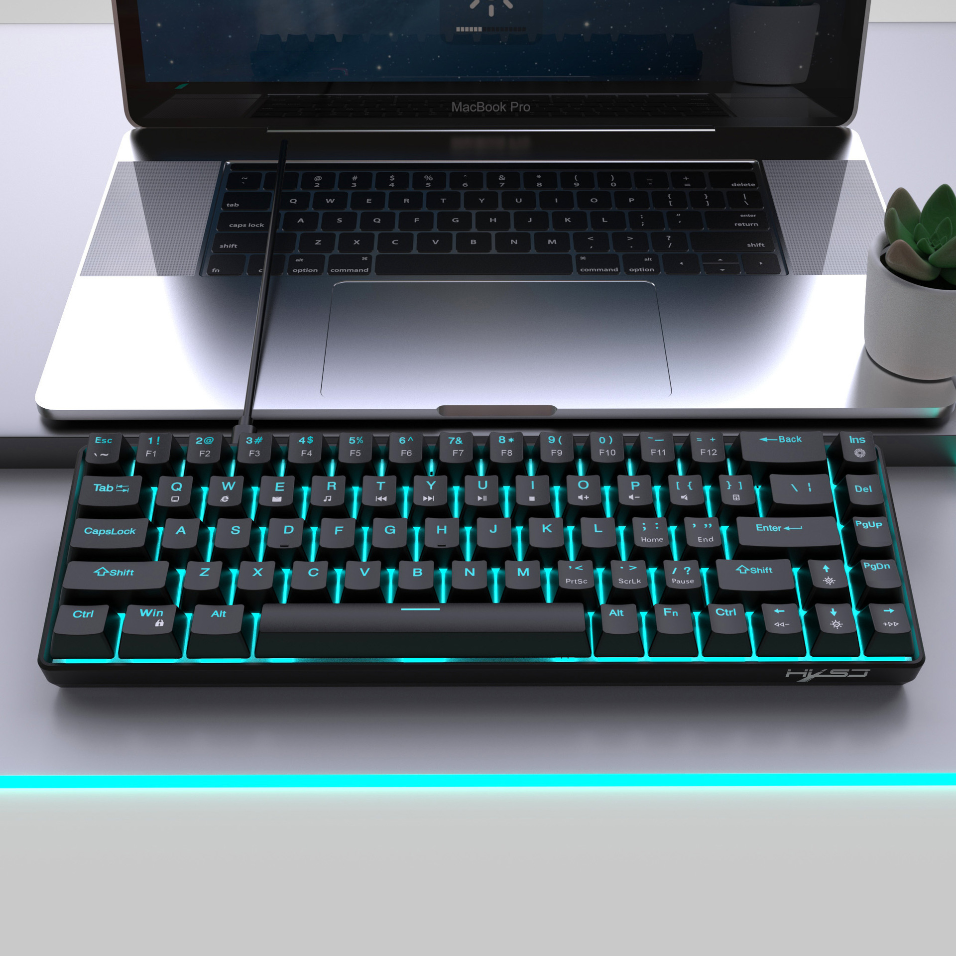 Title 4, Mechanical Gaming Keyboard Double Injection Key...