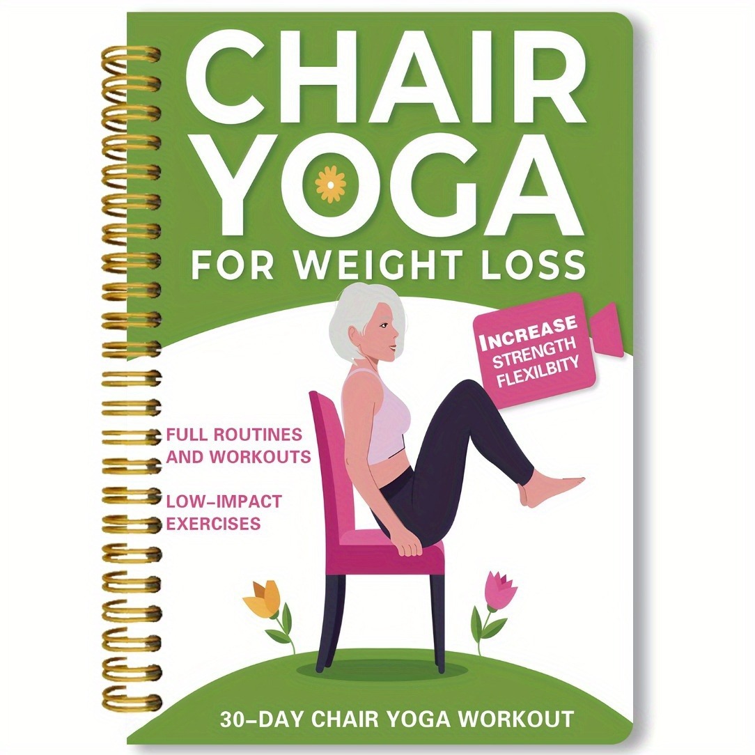 A530 Days Chair Yoga Guide Notebook