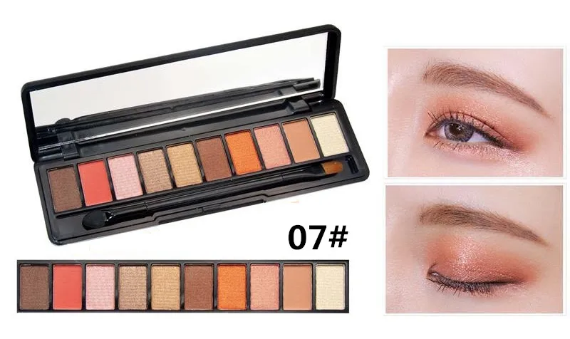 Title 7, Earth-toned long-lasting no powder eyeshadow wi...