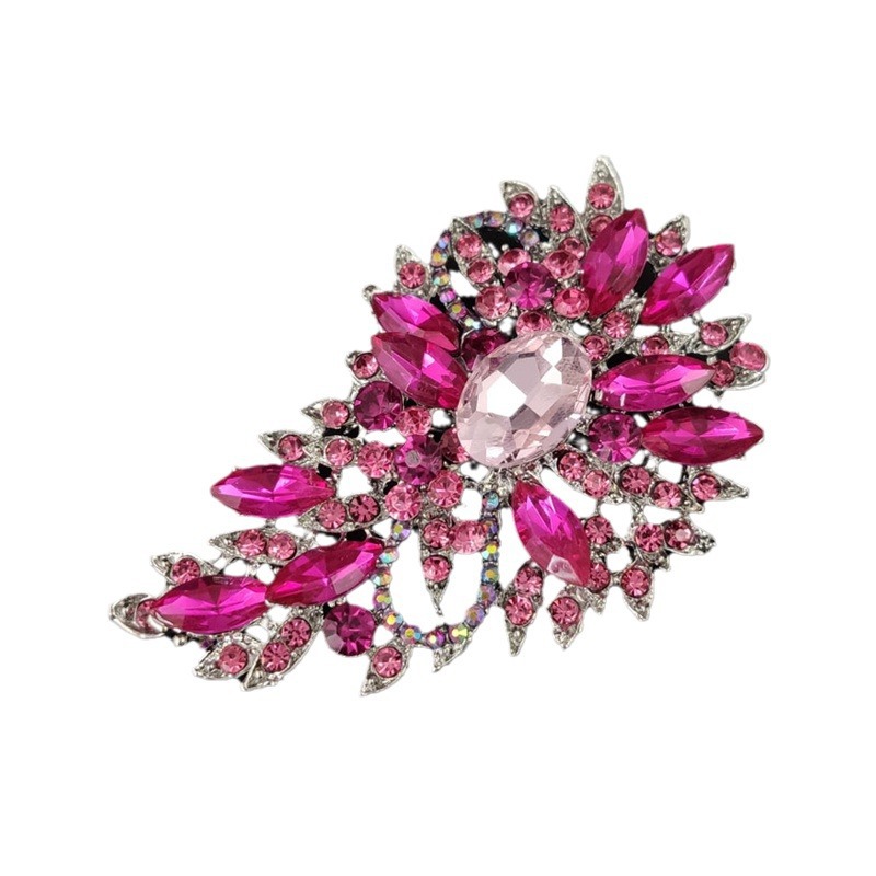 Water-Drop Crystal Brooch