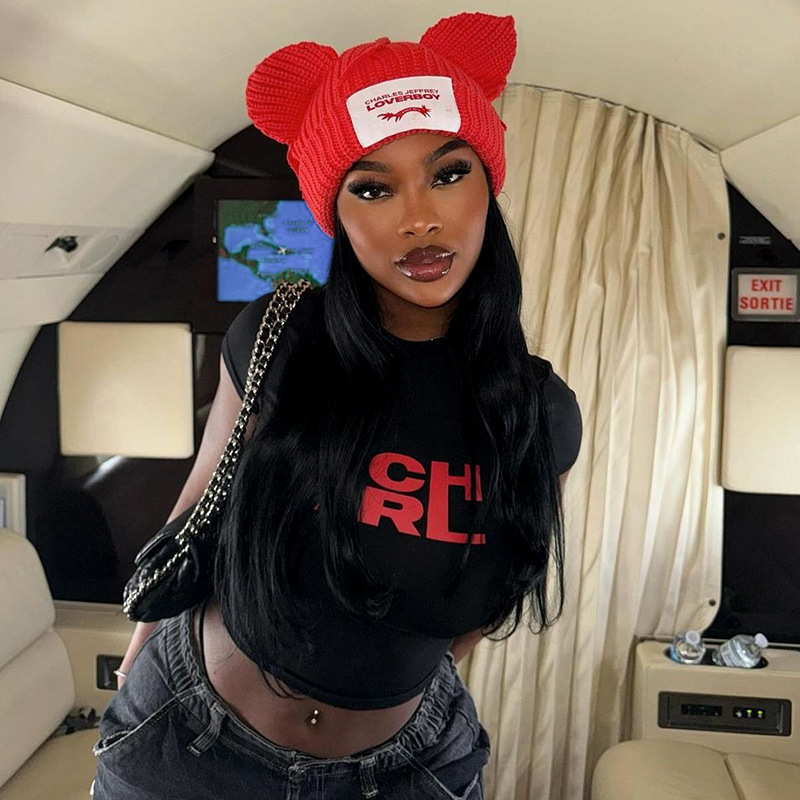 Women's Letter Print Short-sleeve T-shirt Top