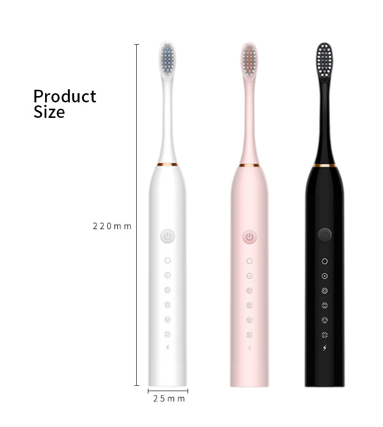 Title 2, Electric Toothbrush Rechargeable Universal Soft...