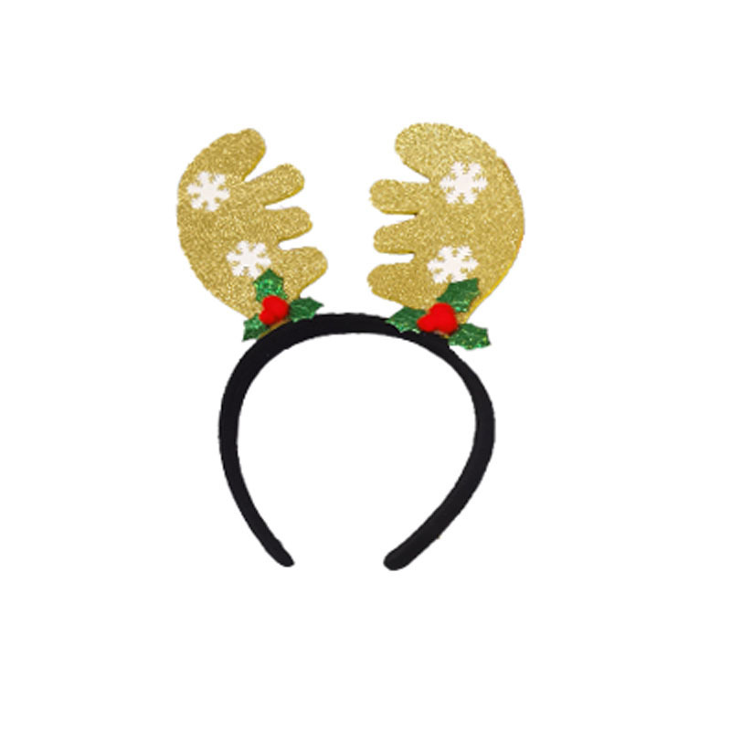 E Golden Snowflake Antlers