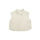 Linen Lapel Breathable Sleeveless Vest view 3