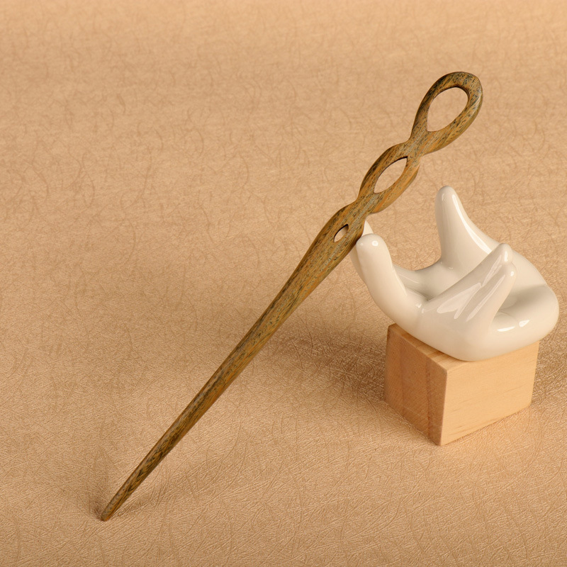 Green Sandalwood Hairpin Hairpin Antiquity Hair Clasp 18