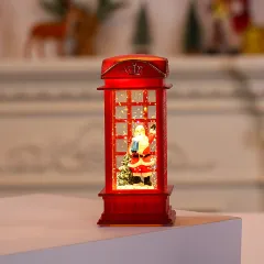 Christmas Decoration Small Oil Lamp Interior Portable LED Lamp - Red Old Man - View 1