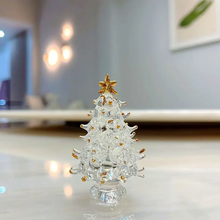 Crystal Christmas Tree Ornament Home Decor Peace Tree