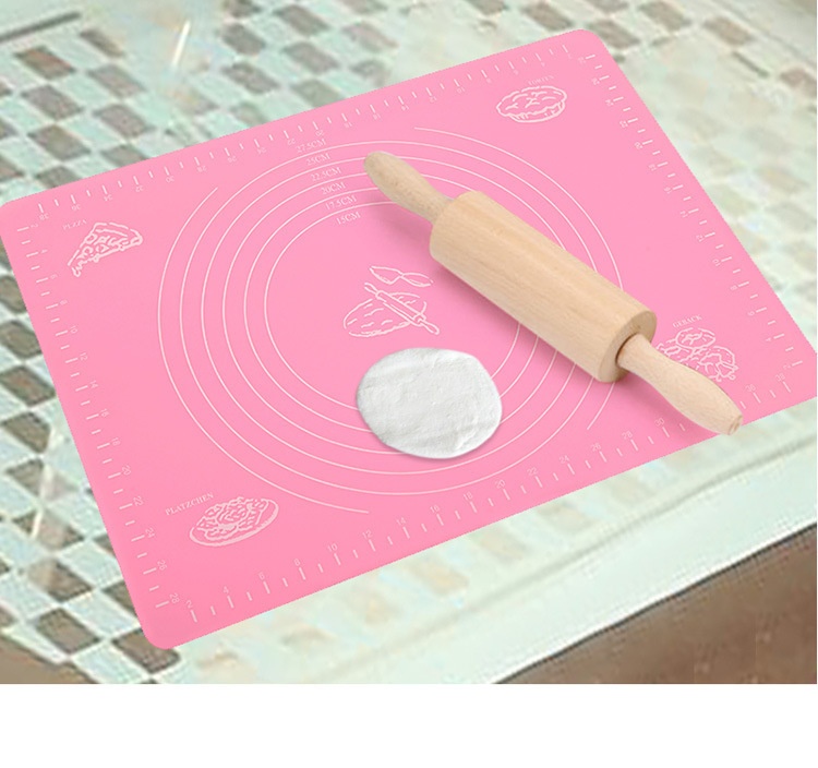 60 45cm Silicone Kneading Scale Heat Proof Mat