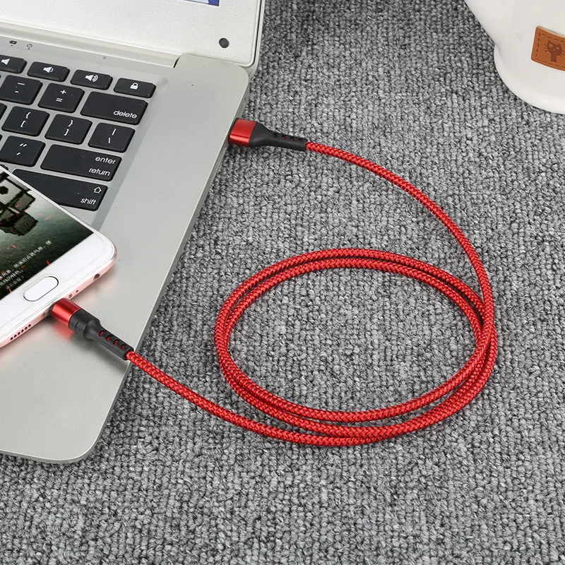 Braided Fast Charge Data Cable Charging