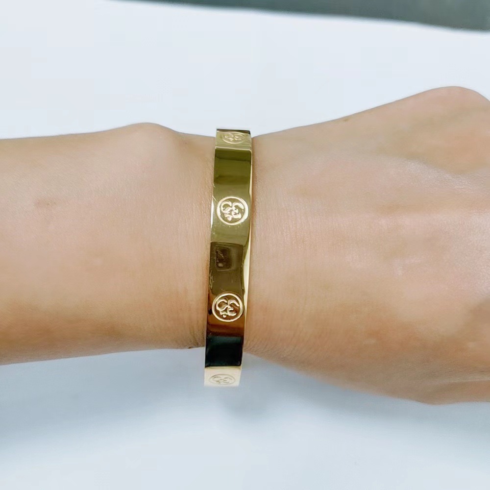 Seed Bracelet Men's Titanium Steel Bracelet Silver Stainless Steel Gold Bracelet Couple